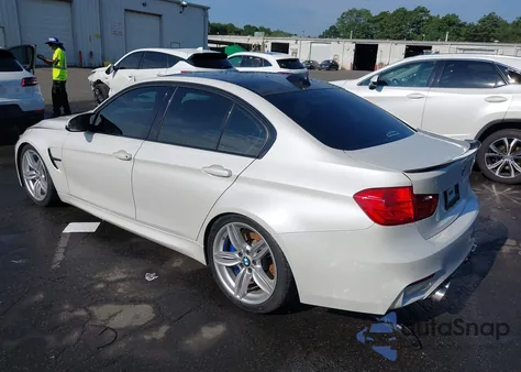 2015 BMW M3 from USA, damaged, VIN WBS3C9C50FP803366